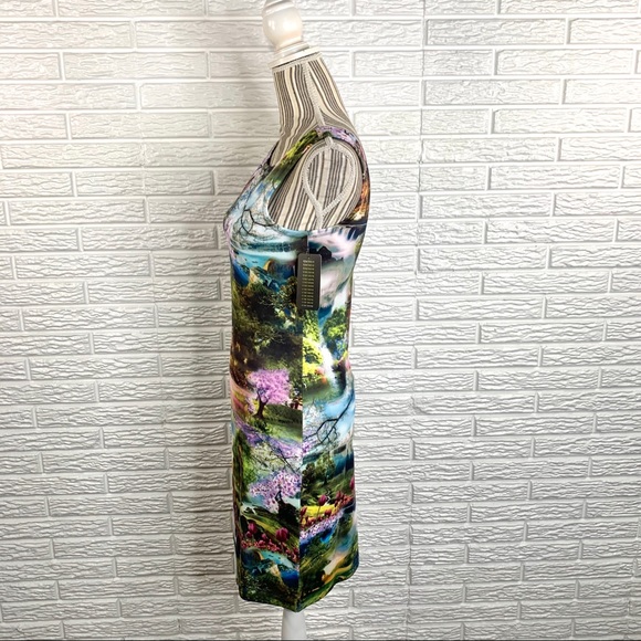 Cocoom Asian Landscape Bodycon Neoprene Dress - Picture 5 of 8